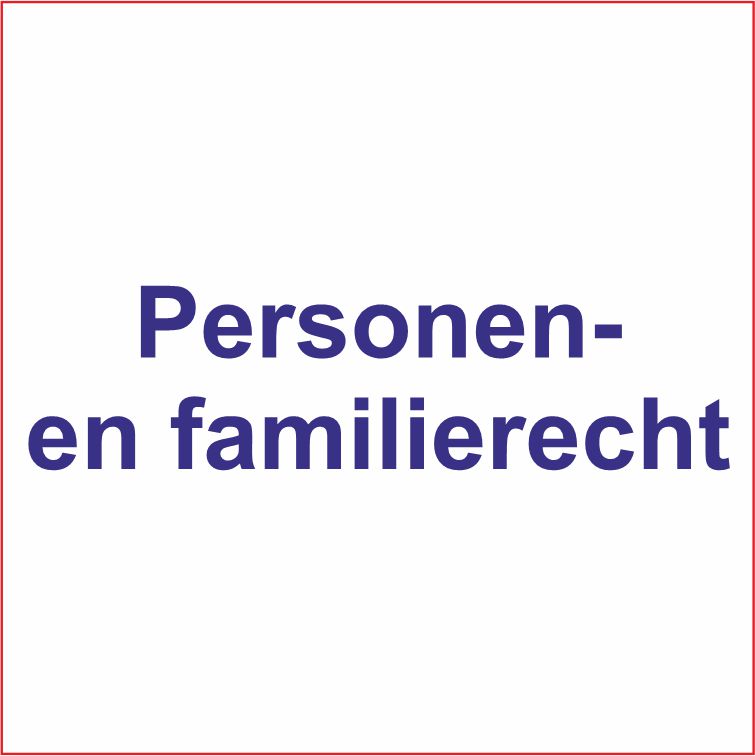 personen en familierecht